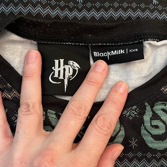 Blackmilk Harry Potter All Houses Christmas Sweater Long Sleeve BFT (XS) - Picture 3 of 4